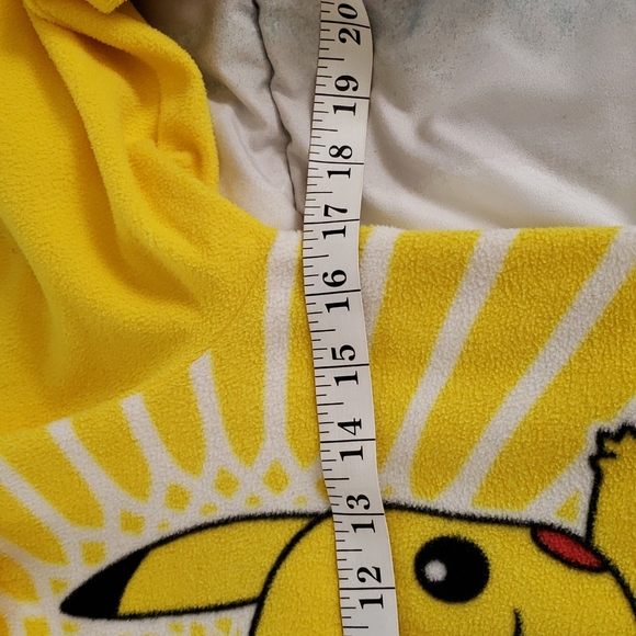 Pikachu Hooded Onsie Footless Pajamas Size L - Picture 6 of 12